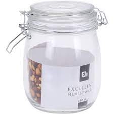 VOORRAADPOT GLAS 750 ML ()